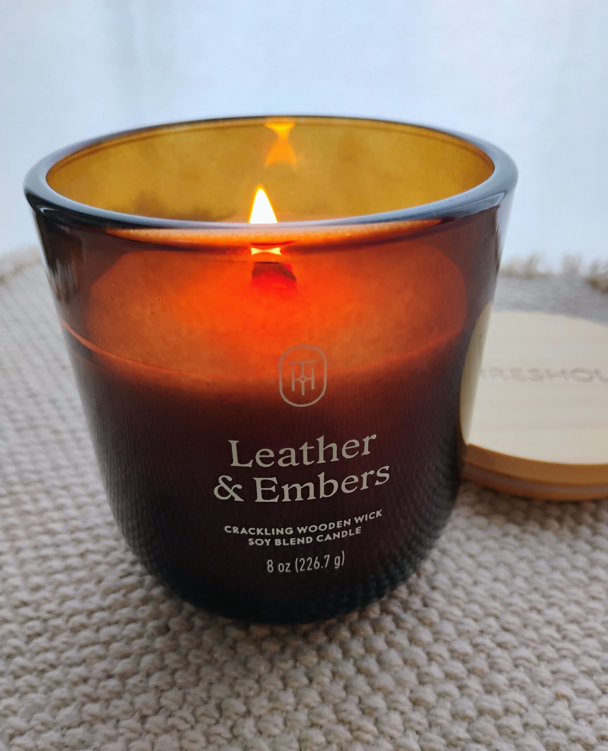 Threshold Leather & Embers: Best Nostalgic Fall Candle